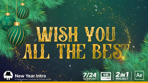 New Year Intro Opener - VideoHive 49326270