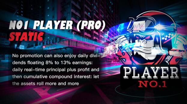 The first innovative decentralized income game, NO 1 Player is about to explode!