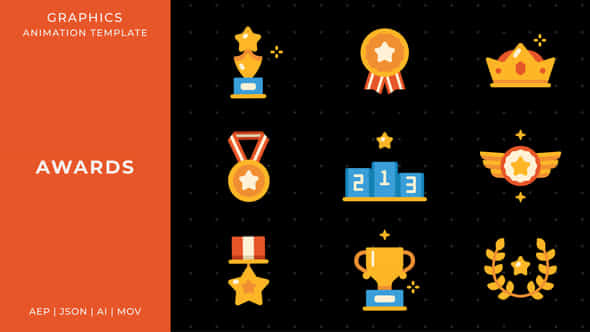Awards Graphic Animation Template After Effects - VideoHive 59278392