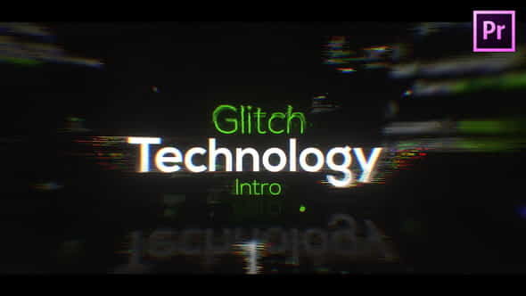 Glitch Titles and Logo for - VideoHive 33313007