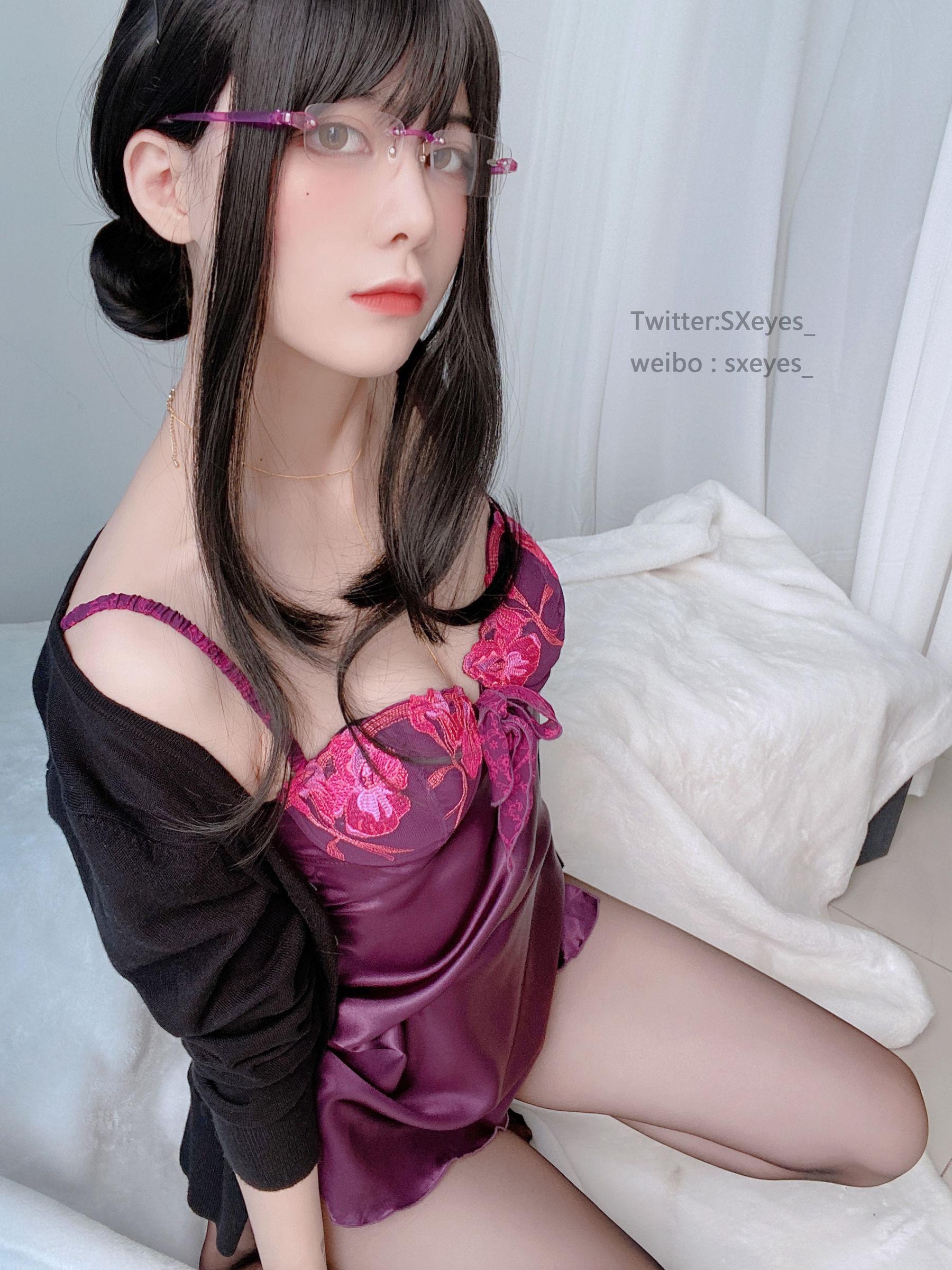 [美女Coser] 眼酱大魔王w 《开档人妻》 写真集(10)