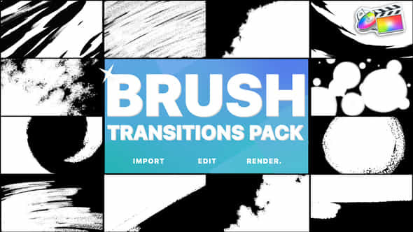 Brush Transitions - VideoHive 38231527