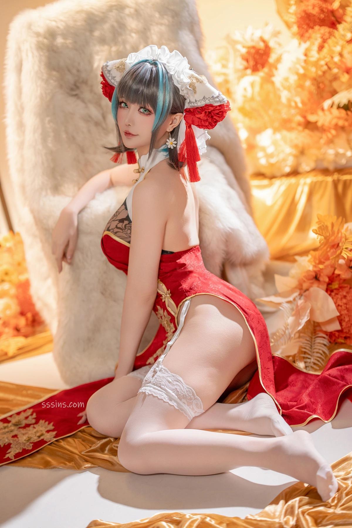 Cosplay 星之迟迟Hoshilily – 碧蓝航线柴郡(21)