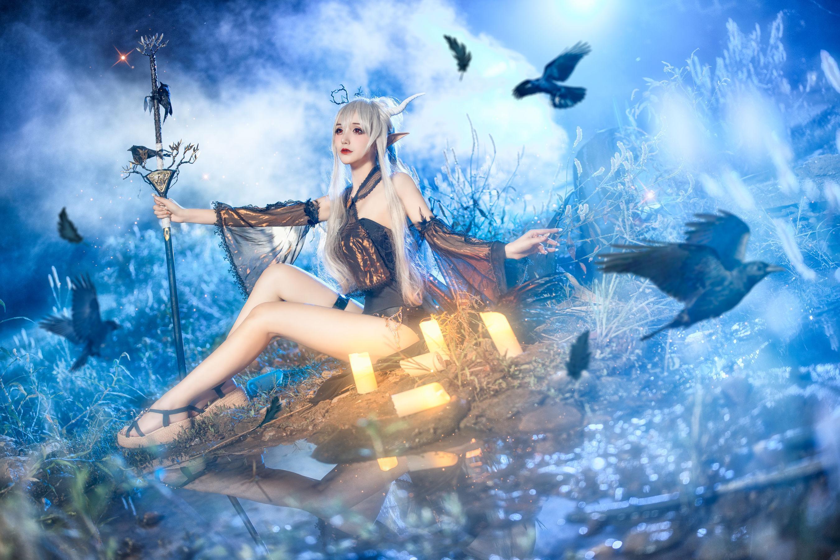 [网红COSER写真] 仙九Airi – 闪灵静谧午夜(5)