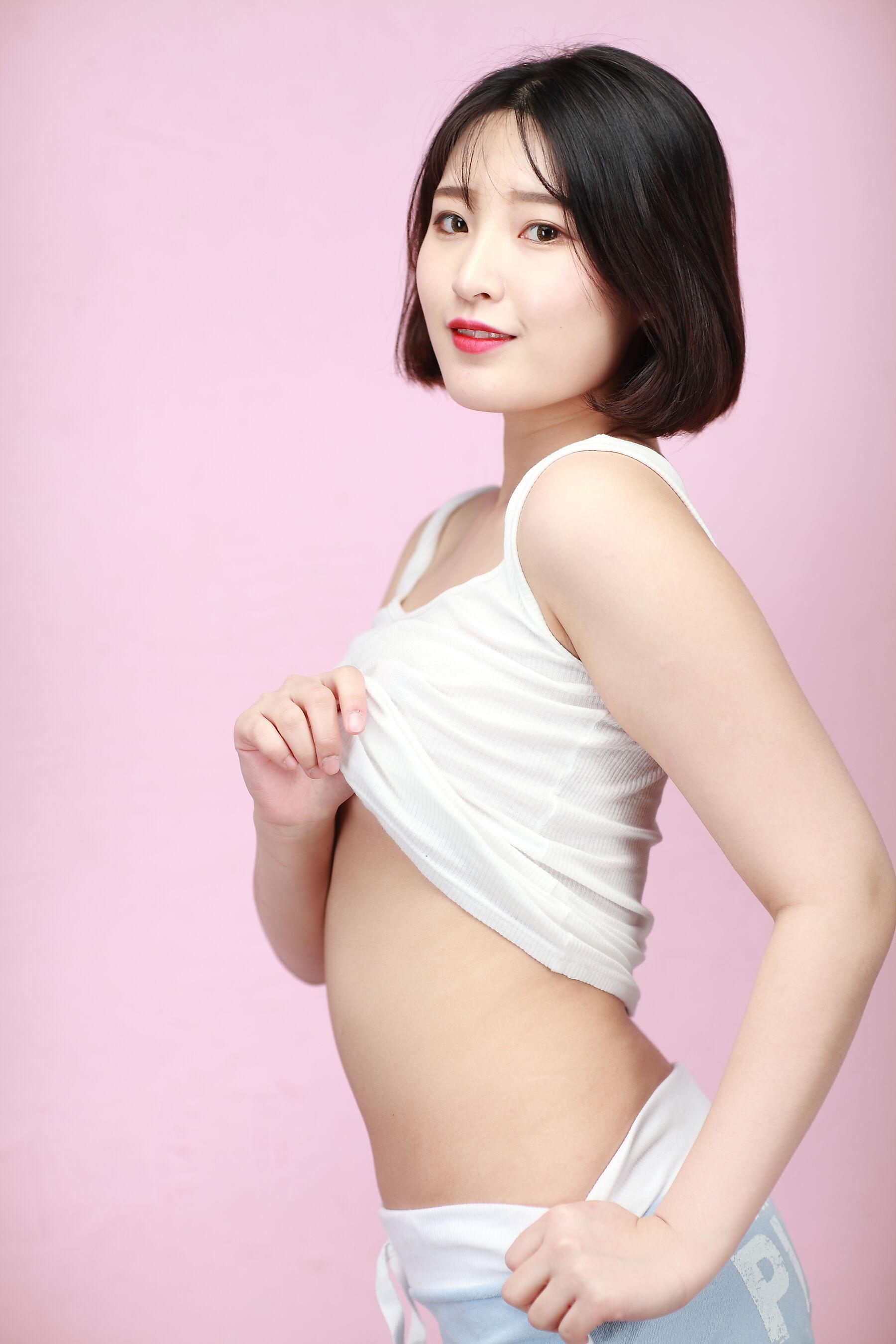 韩模人体 韩模尤娜（유나）人体私拍套图(322)