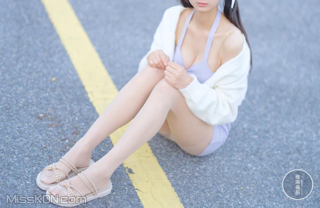 Coser@稚乖画册: 夜夜 天台停车场肉丝 Lolita (83 photos )(73)