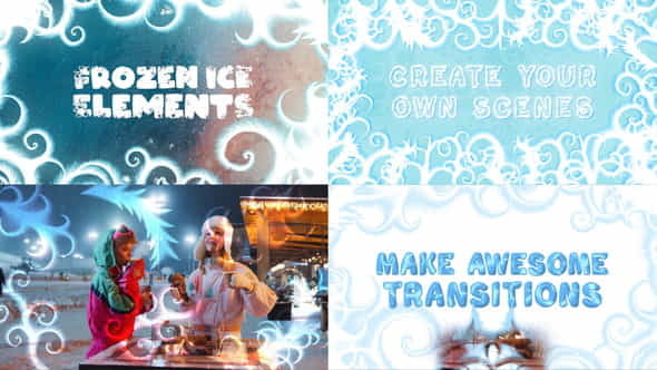 Frozen Ice Elements for After - VideoHive 34805369