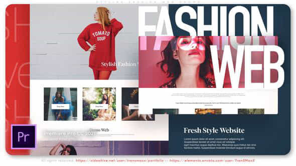 Stylish Fashion Web Promo - VideoHive 50833853