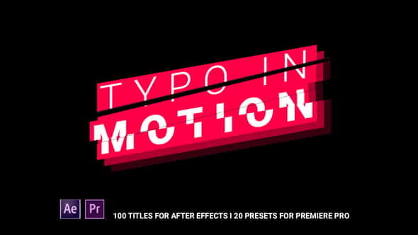 Typo In Motion - VideoHive 21568332