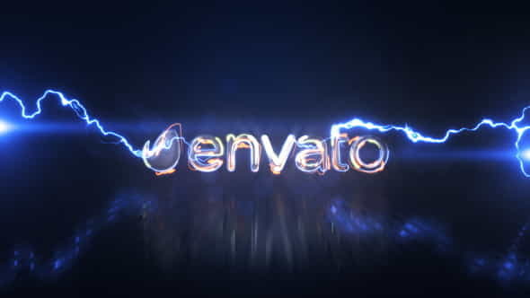 Electric Metal Logo - VideoHive 40006831