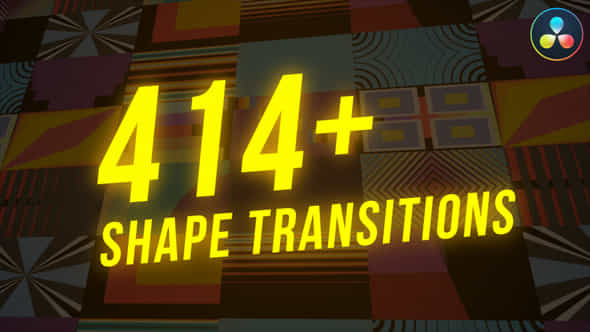 414+ Shape Transitions - VideoHive 45858377