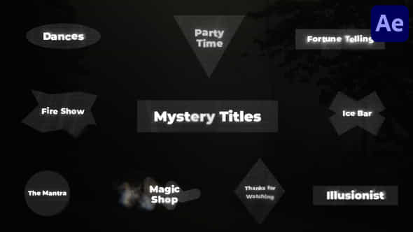 Mystery Titles for - VideoHive 38759577