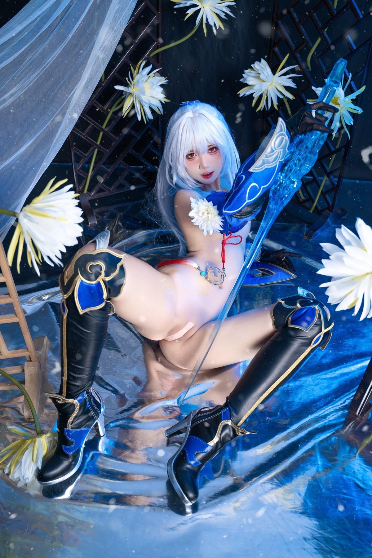 Cosplay PoppaChan 镜流 Jingliu(12)