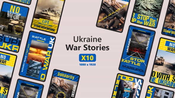 Ukraine War Stories - VideoHive 36525780