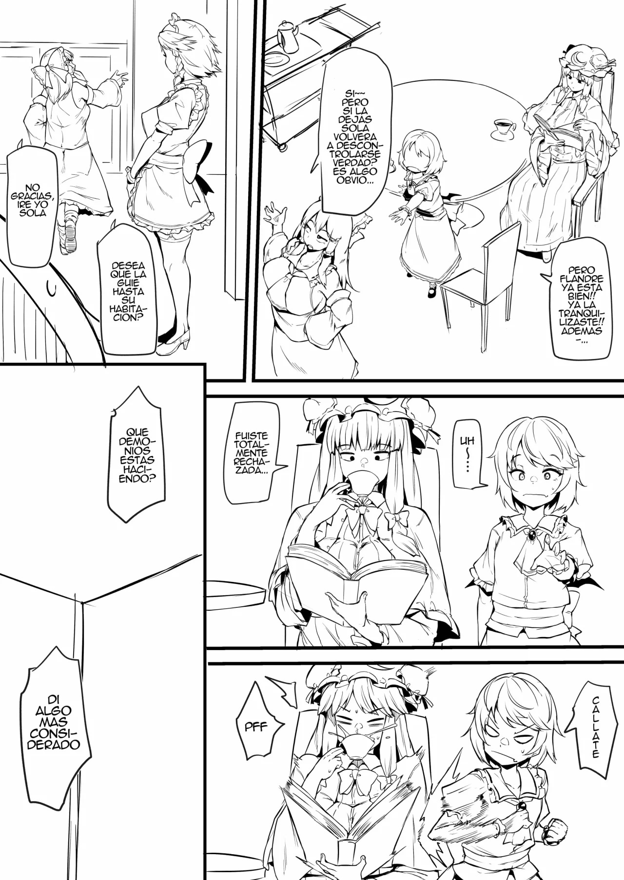 Futanari Fran-chan training Reimu (Uncensored) - 1