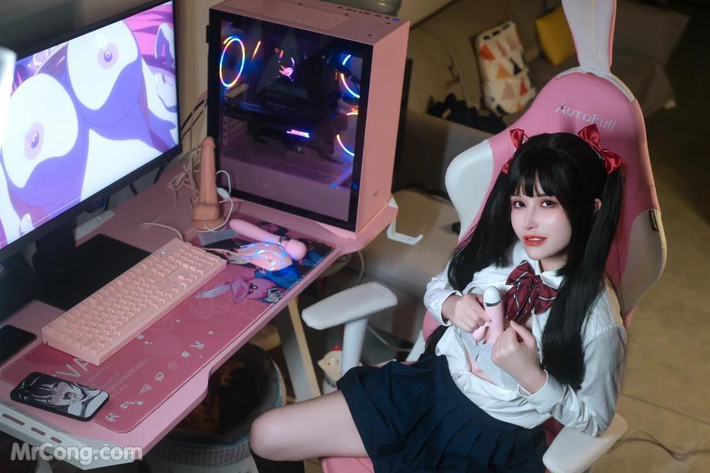 Coser@鹿八岁: JK少女的悸动 (120 photos )(69)