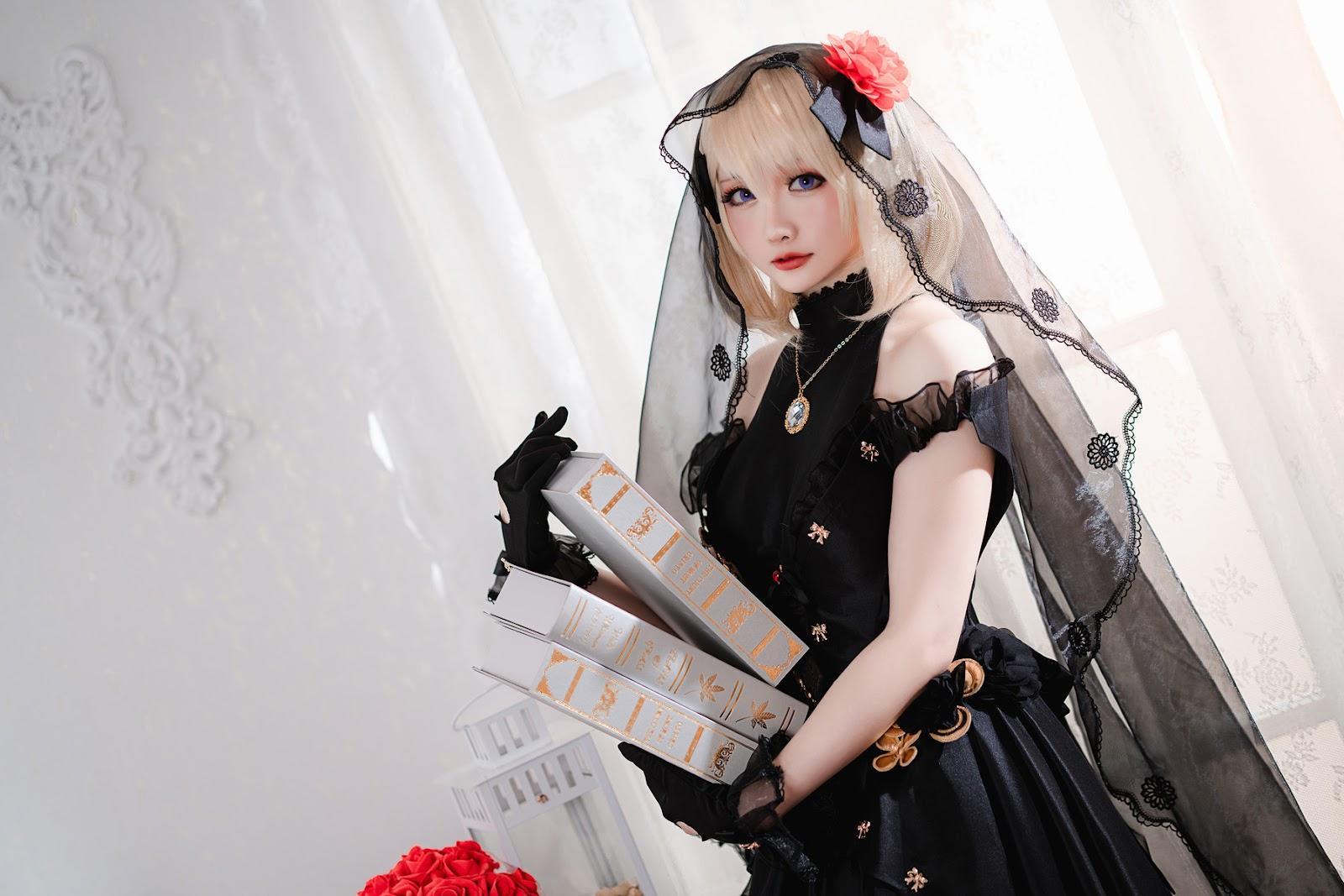 Cosplay 星之迟迟Hoshilily Z23婚纱(5)