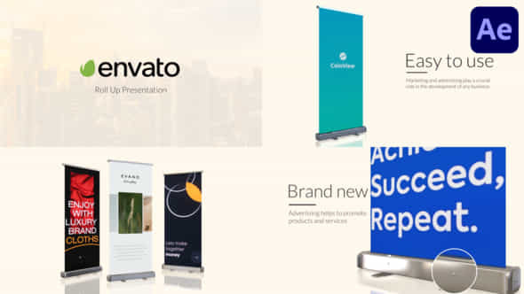 Roll Up Presentation - VideoHive 47395545