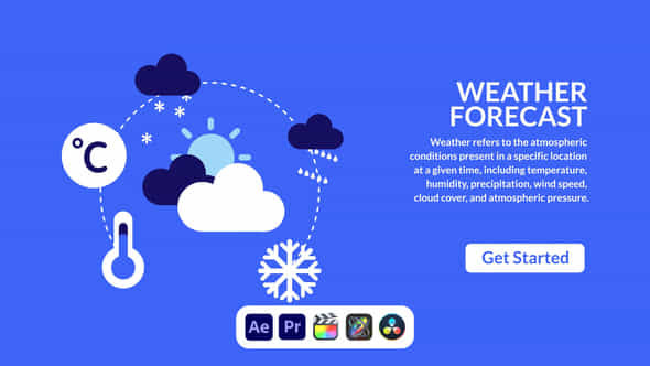 Weather Forecast Design Concept - VideoHive 50691769