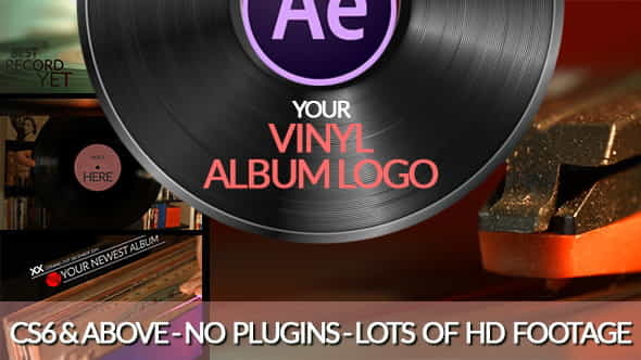 Vinyl Record Logo - VideoHive 19727625