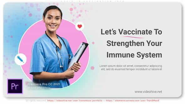 Covid 19 Vaccination Info - VideoHive 33869534