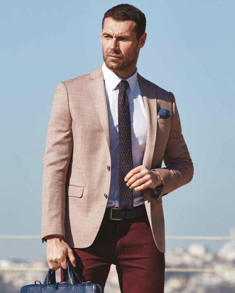 MALE MODELS IN SUITS: TONY HELSKENS for CRISPINO