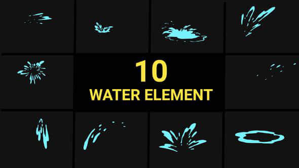 Water Element Pack - VideoHive 35997037