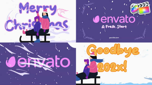 Christmas Logo For Fcpx - VideoHive 49437436