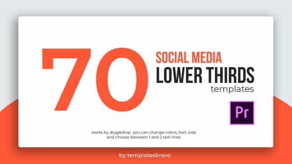 Social Media Lower Thirds - VideoHive 24457401