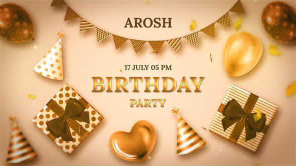 Happy Birthday Party - VideoHive 57154452