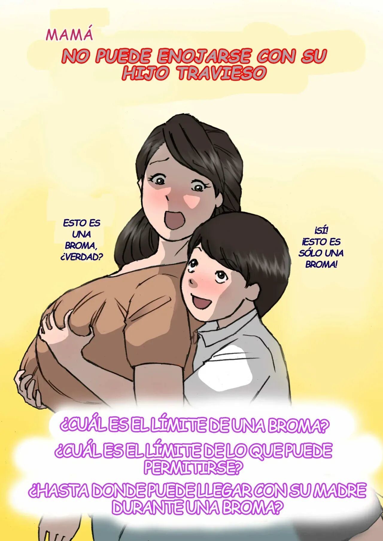 [Shiki Hanana] Okaa-san wa Itazura Musuko o Okorenai [Spanish] [Xavit0_0]