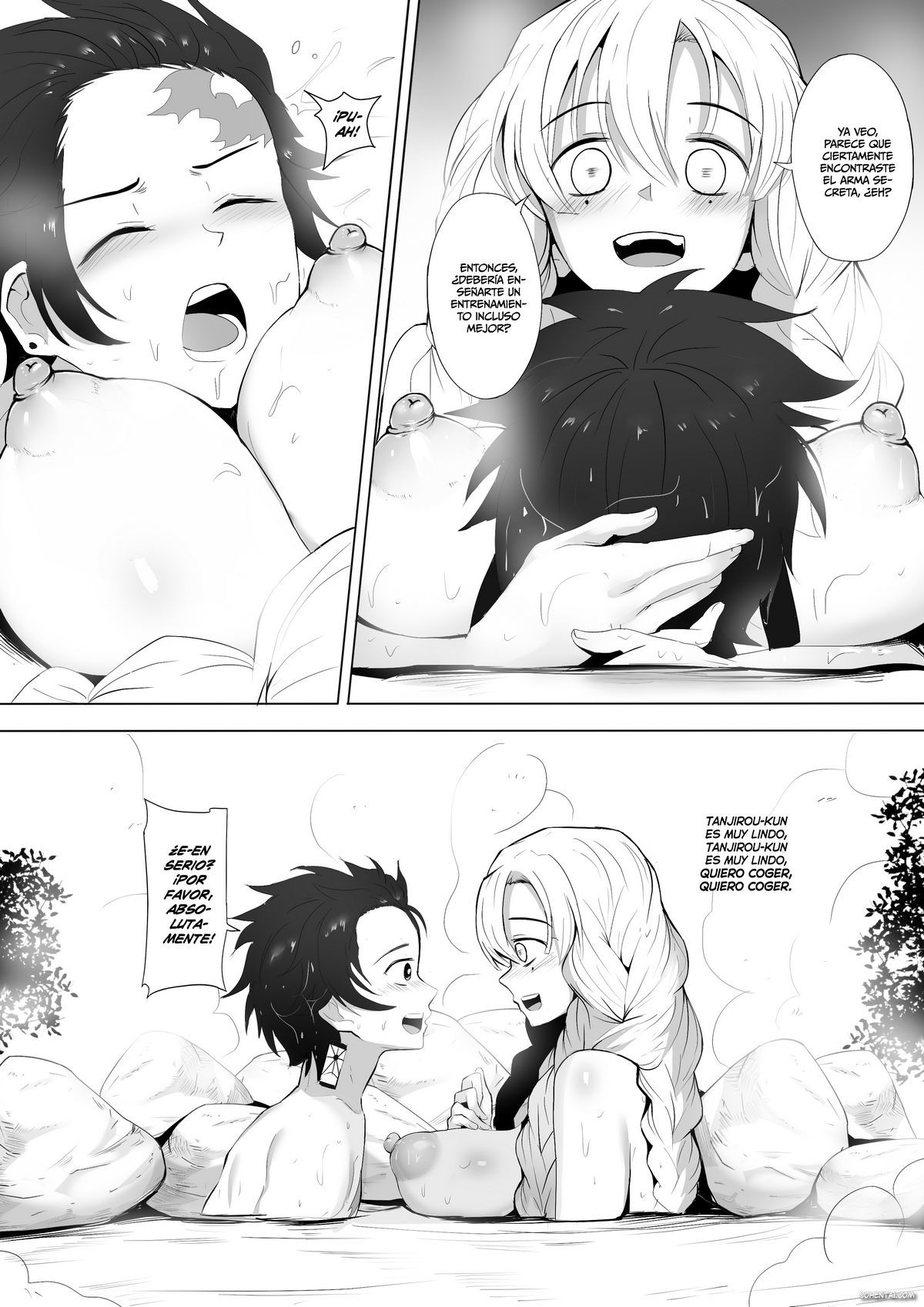 Koibashira no Nee-san to Issho ni Shugyou Shiyou (Kimetsu no Yaiba) xxx comics manga porno doujin hentai español sexo 