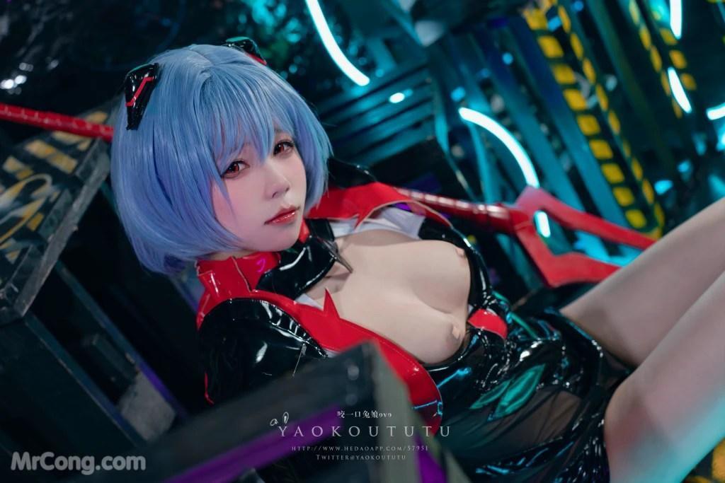 Coser@黏黏团子兔:『黑凌波』&小剧场 (50 photos )(35)