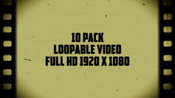 Old Film Frames Overlays (10 - VideoHive 4357284