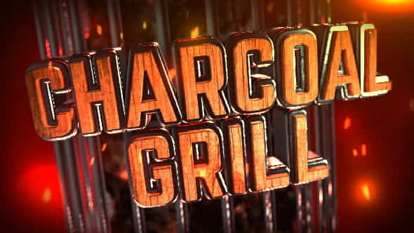 Charcoal Grill Logo - VideoHive 14920424