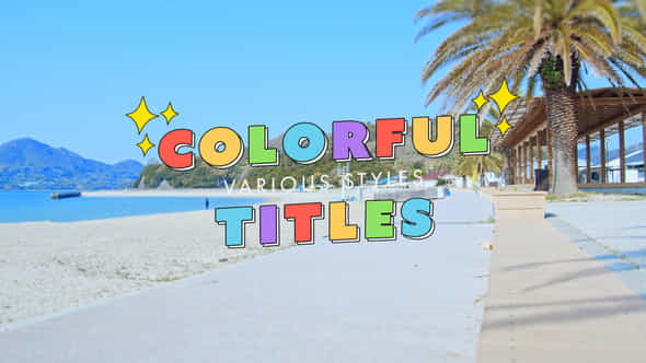 Colorful Title 1 - VideoHive 39097693