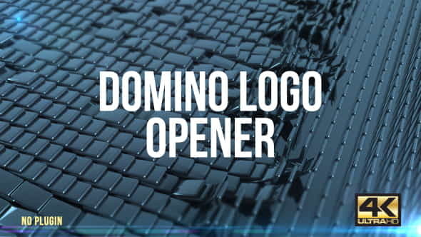 Domino Logo Opener - VideoHive 15618105