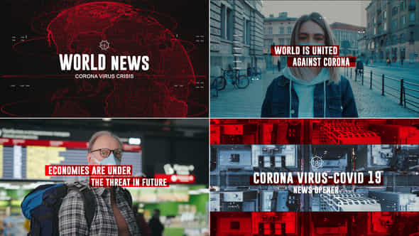 Corona Virus Opener - VideoHive 26392096