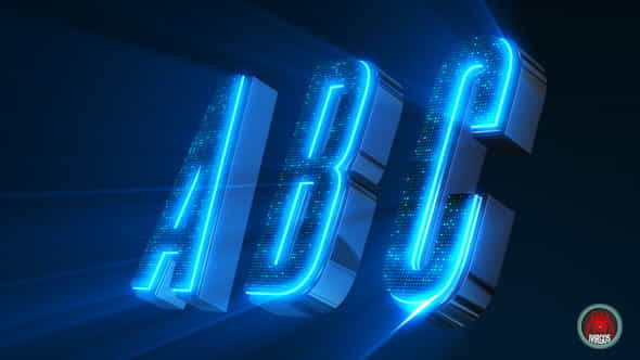Alphabet 3D Neon LED - - VideoHive 7608121