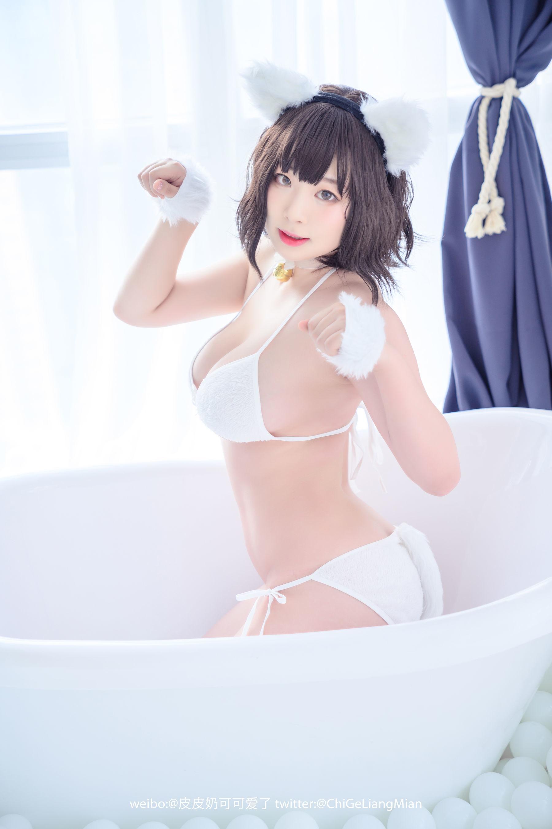 [美女Coser] 皮皮奶可可爱了啦 《白猫》 写真集(14)