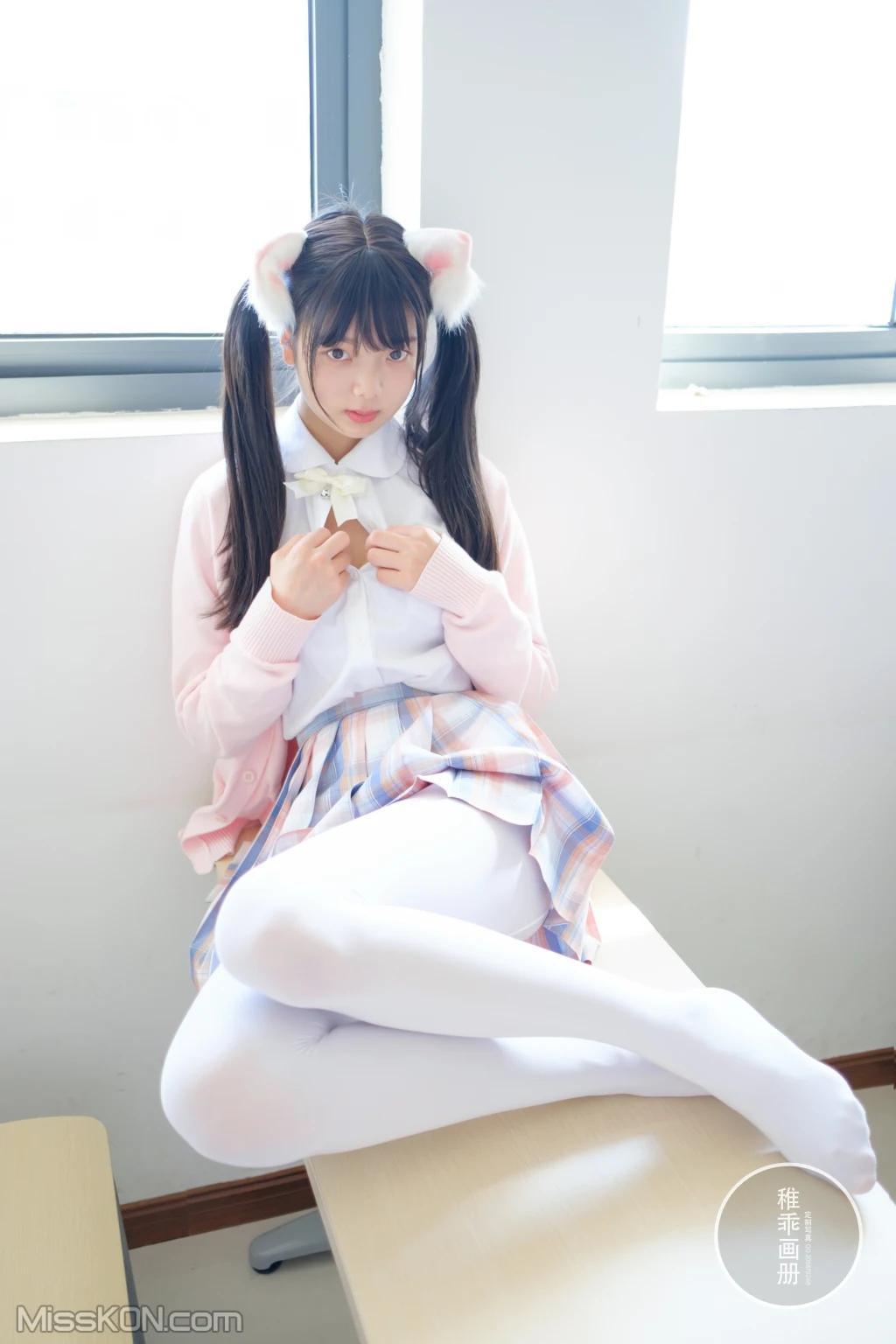 Coser@稚乖画册: 晴空04 夜夜 80d 白丝jk (63 photos )(55)