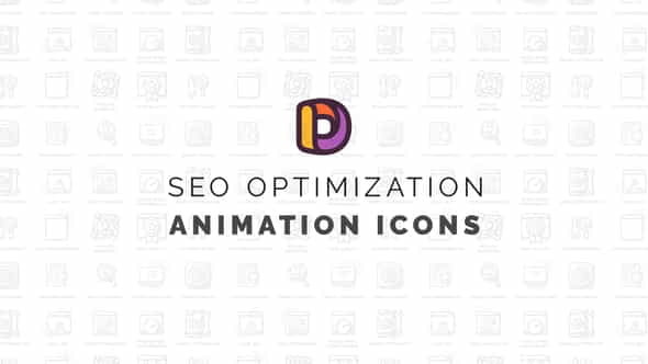 Seo optimization - Animation Icons - VideoHive 34567896