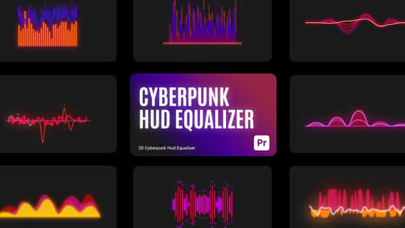 Cyberpunk HUD Equalizer - VideoHive 44627239