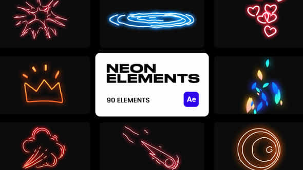 Neon VFX Elements - VideoHive 36128171