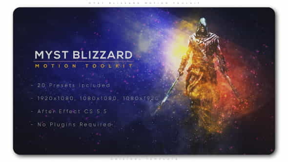 Myst Blizzard Motion ToolKit - VideoHive 22529712