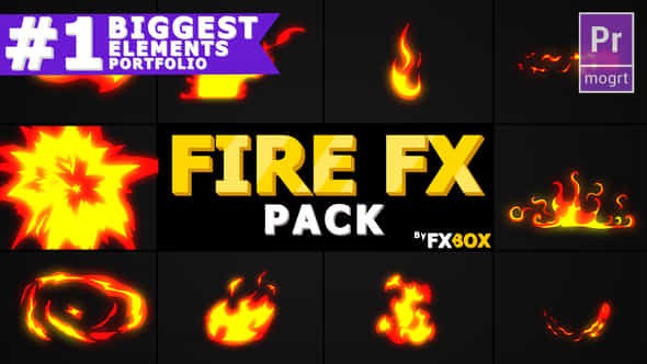 Hand Drawn Fire Elements - VideoHive 22717385