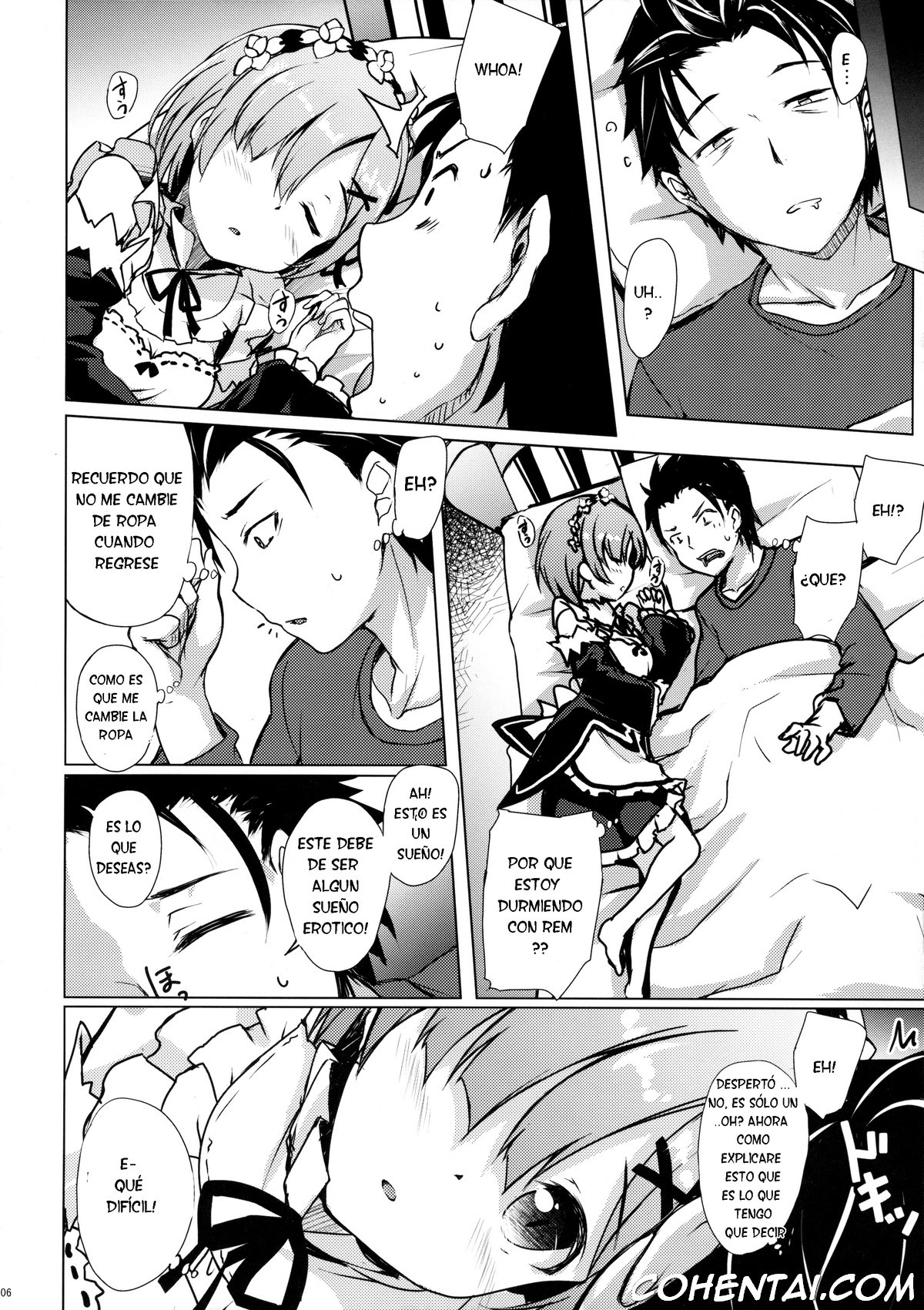 Rem kara Hajimeru Isei Kouyuu (Re:Zero kara Hajimeru Isekai Seikatsu) xxx comics manga porno doujin hentai español sexo Re:Zero kara Hajimeru Isekai Seikatsu Rem Subaru Natsuki