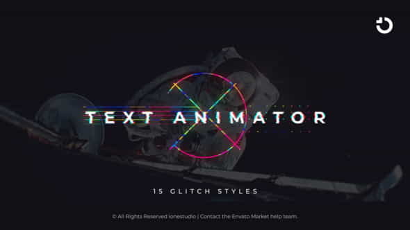 Glitch Text Animator - VideoHive 35985511