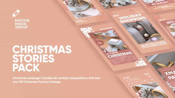 Christmas Factory Stories | Holidays - VideoHive 25071507