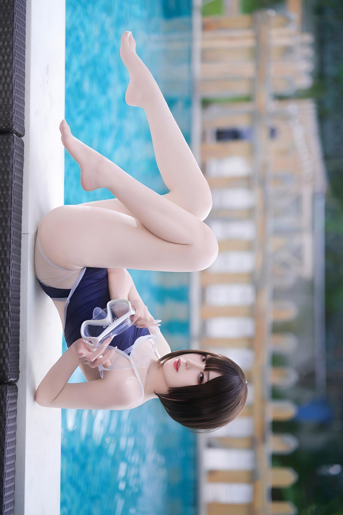 Cosplay 封疆疆v – 小海月 竞泳(6)